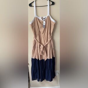 New Lane Bryant maxi Colorblock dress